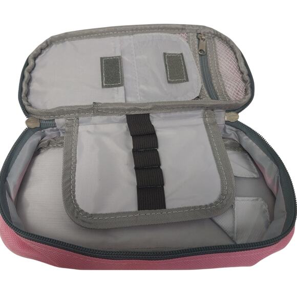 Five Nights at Freddy's Rockstar Freddy Pink Zippered Pencil Case w Sections - Picture 3 of 5